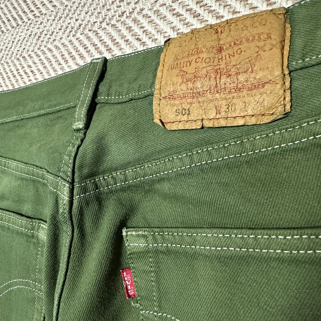 LEVI'S 501 00's usa made woman denim 상품이미지3