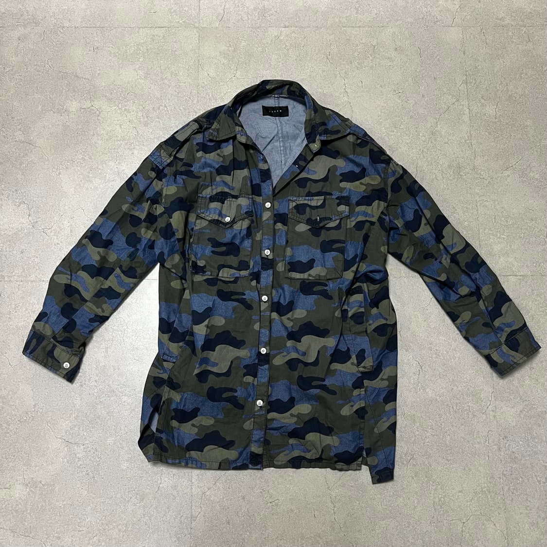 밀리터리 카모플라주 셔츠 상품이미지3