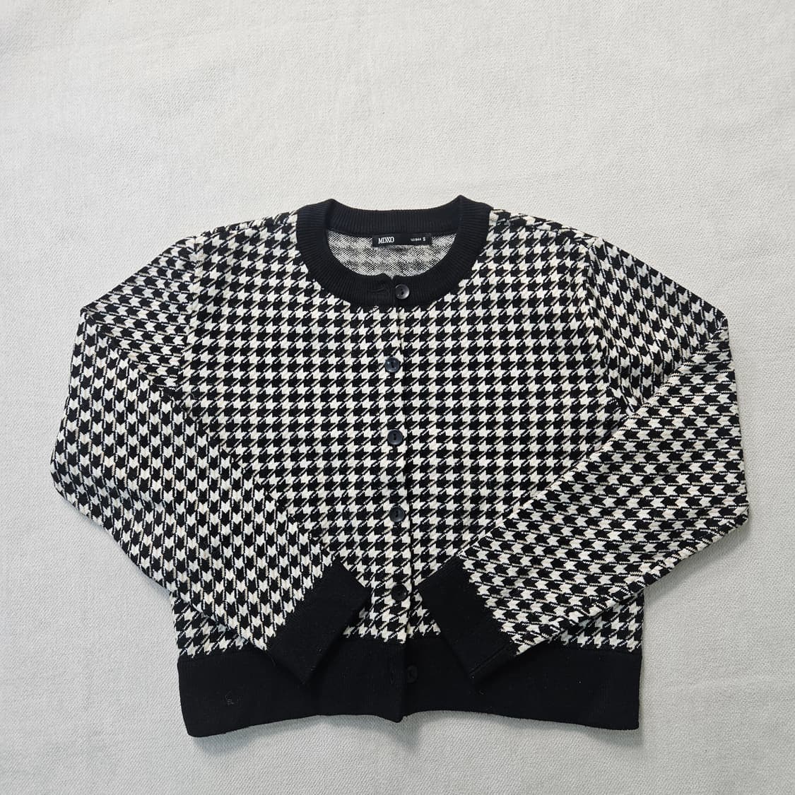 S 미쏘 체크 베색 가디건 0309Y 상품이미지1