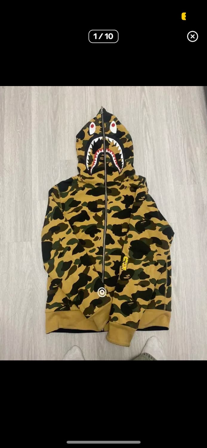 베이프 리버시블 후드집업 L 상품이미지1