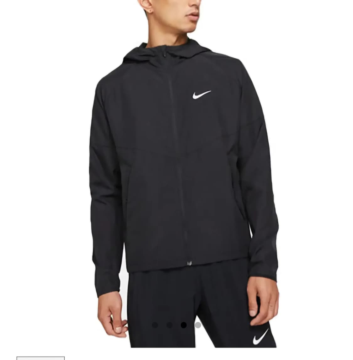 

나이키 우븐 바람막이 리펠 마일러 러닝 후드 자켓 블랙 트랙 탑 M 상품이미지1