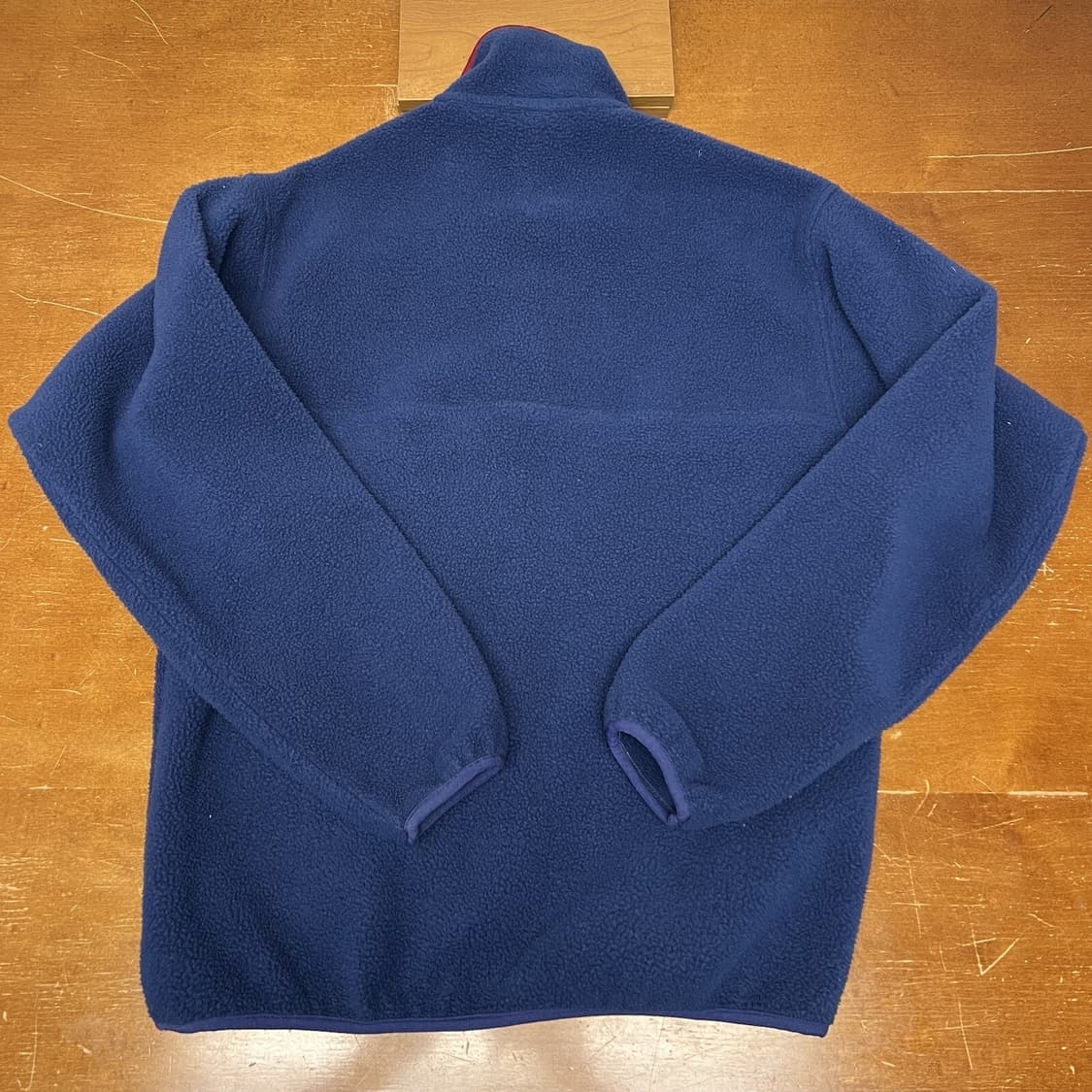 90s 파타고니아 신칠라 스냅-T 네이비/레드 자메이카 상품이미지5