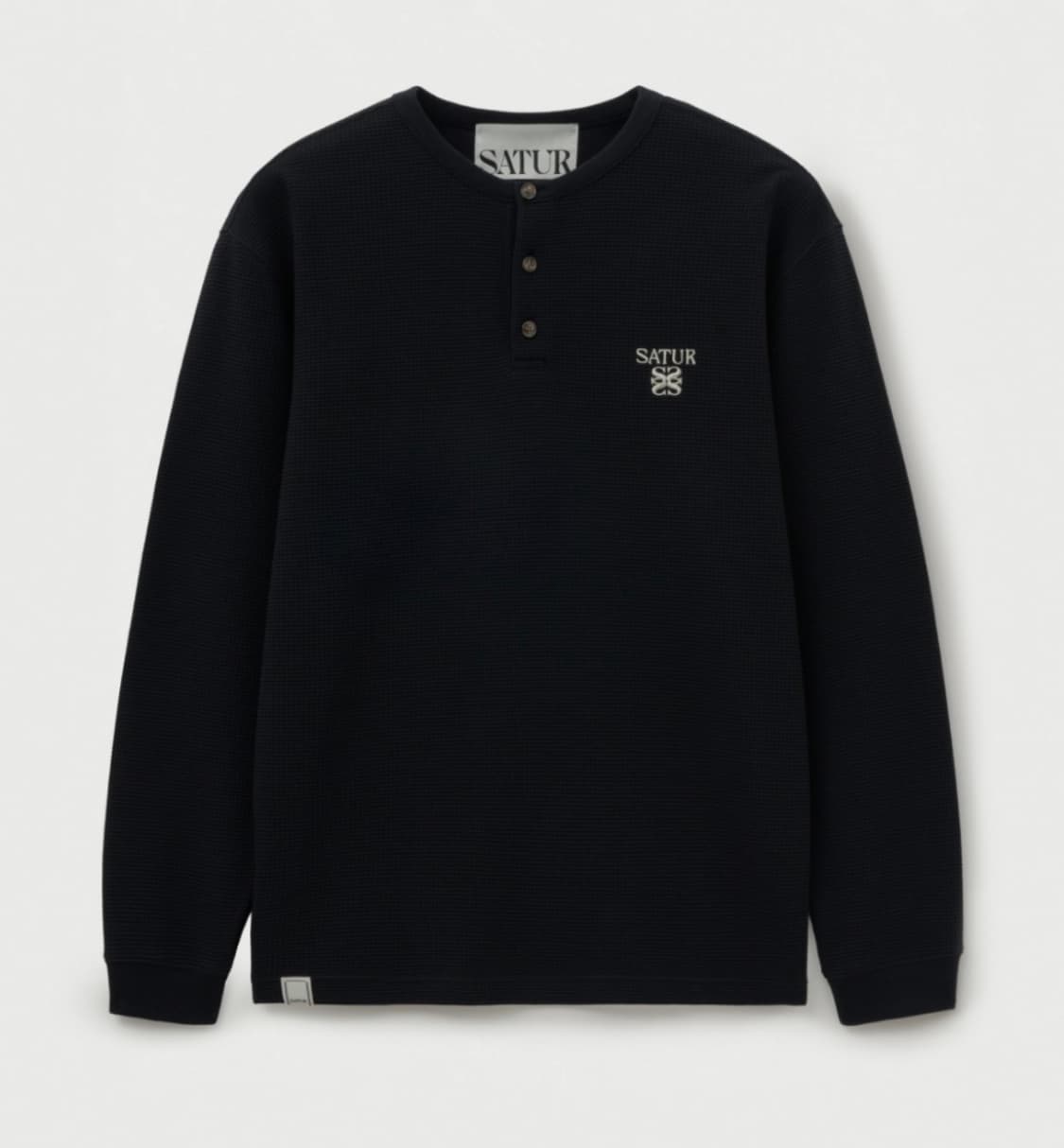 세터 와플 헨리넥 티셔츠 상품이미지1