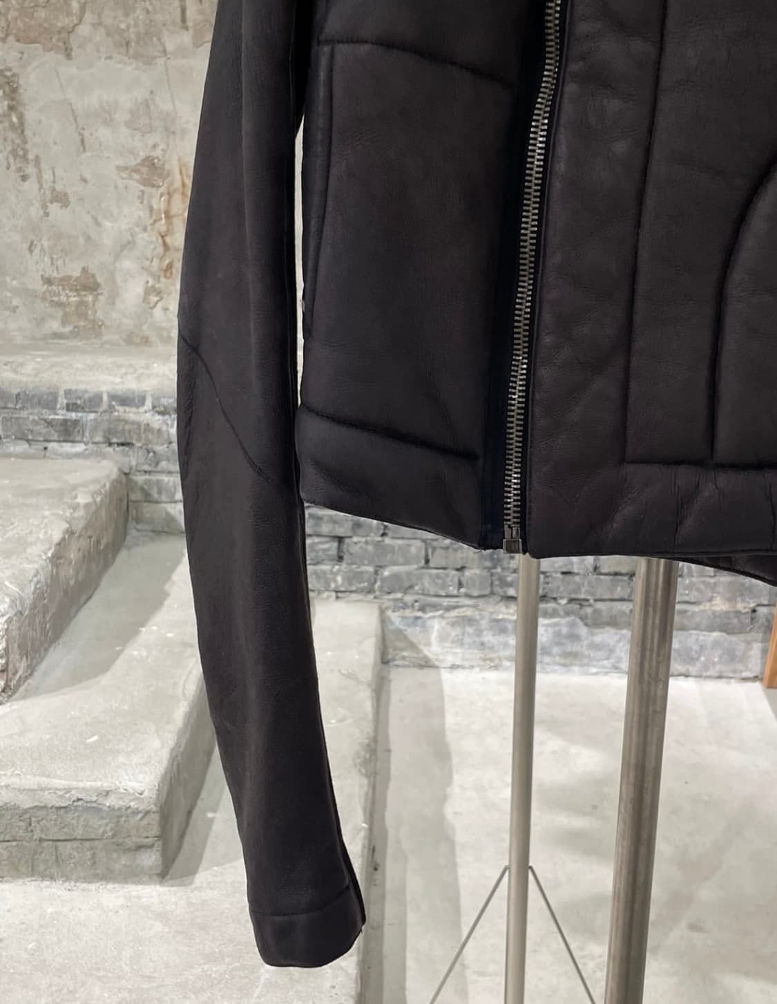 릭 오웬스 다크 브라운 쉽스킨 무스탕 자켓 상품이미지5