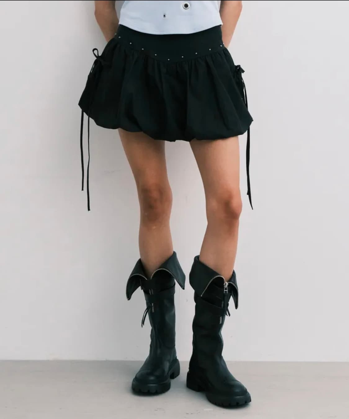 미드나잇블루 bl skirt (black) 상품이미지1