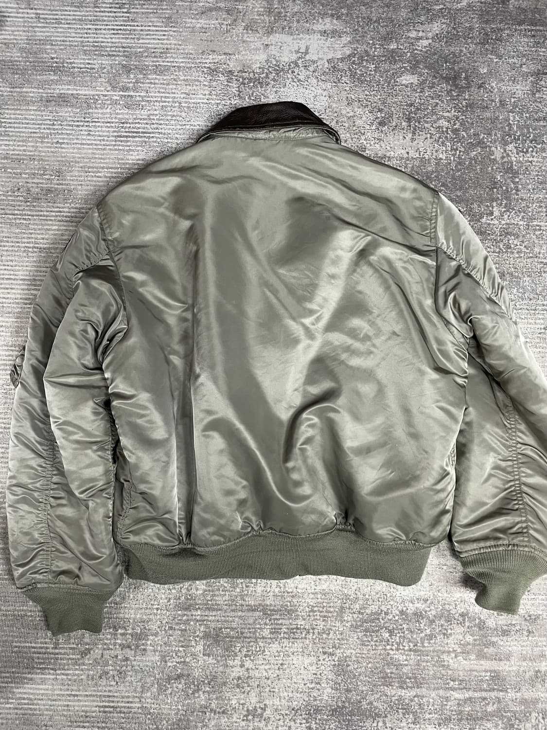 Vtg 알파 인다스트릿 레더카라넥  상품이미지5