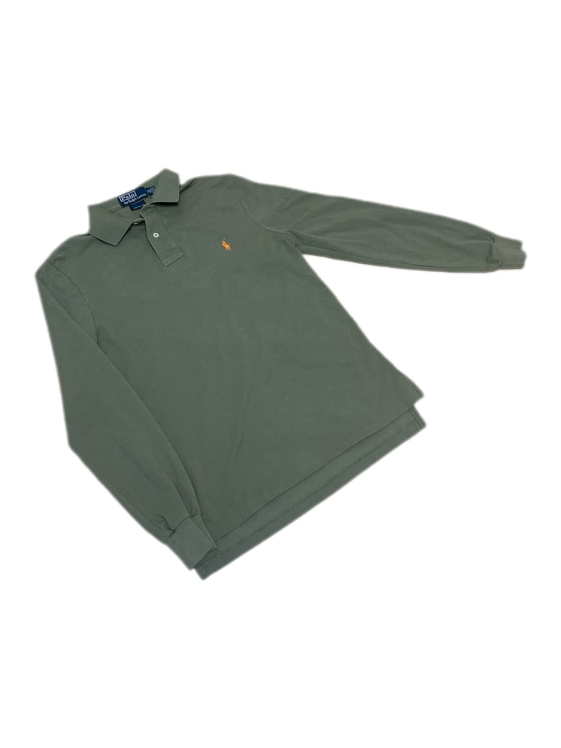 폴로 랄프로렌 카키 오렌집 카라티 상품이미지2