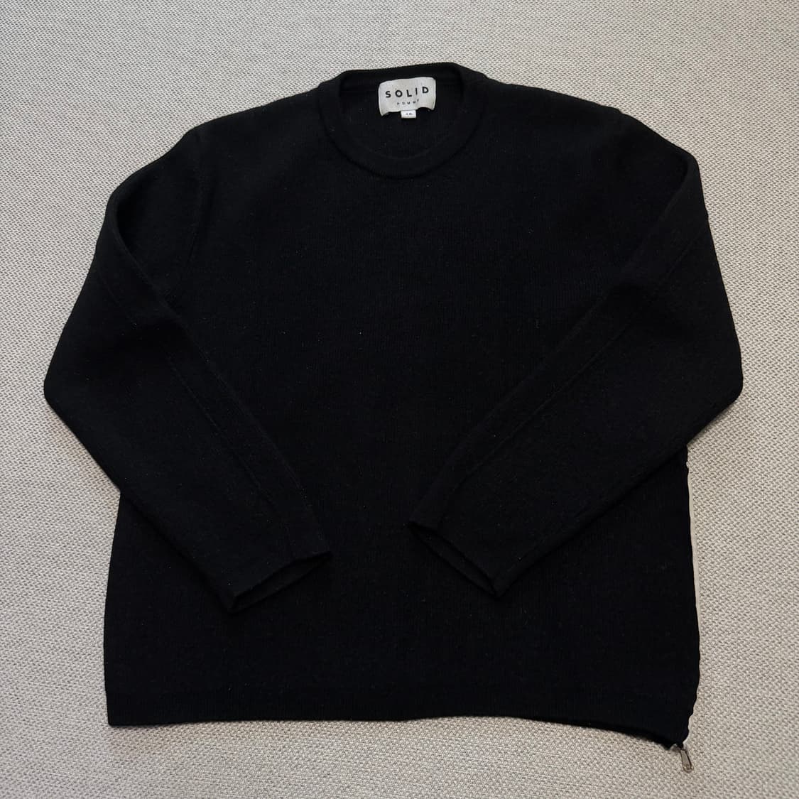 솔리드옴므 라운드 니트 상품이미지1