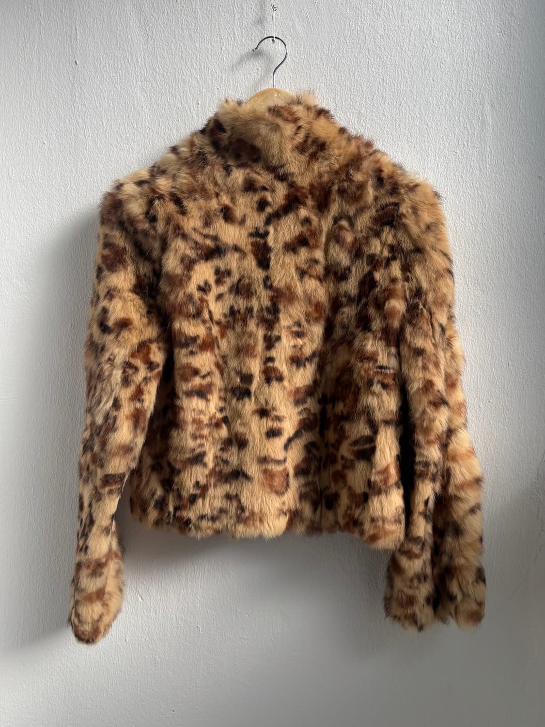 Vintage Leopard Rabbit Fur Jacket 상품이미지3