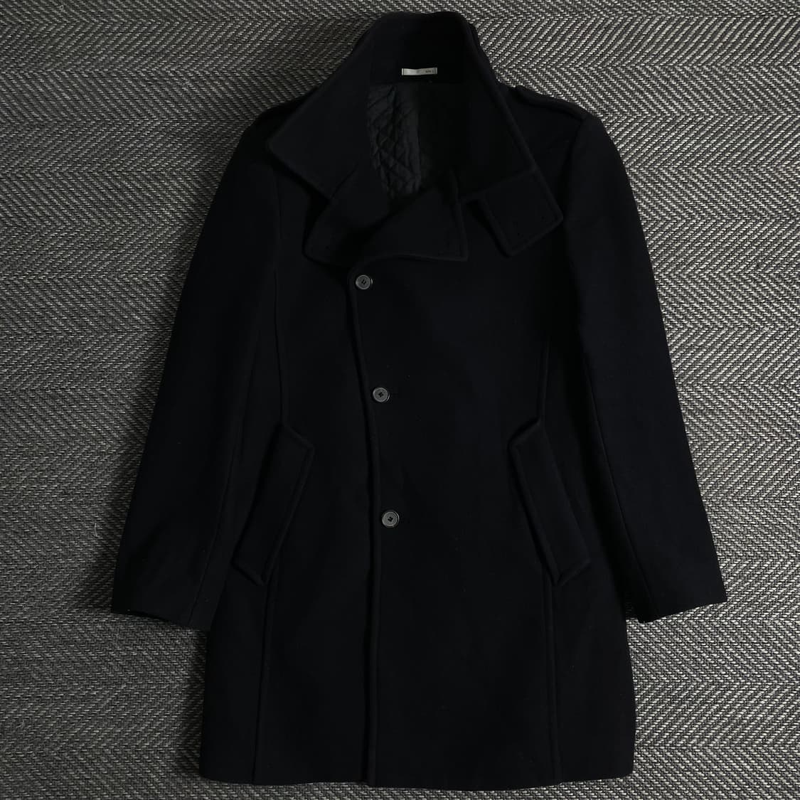 Andz 지오지아 모직 피코트 블랙y 3686 상품이미지2