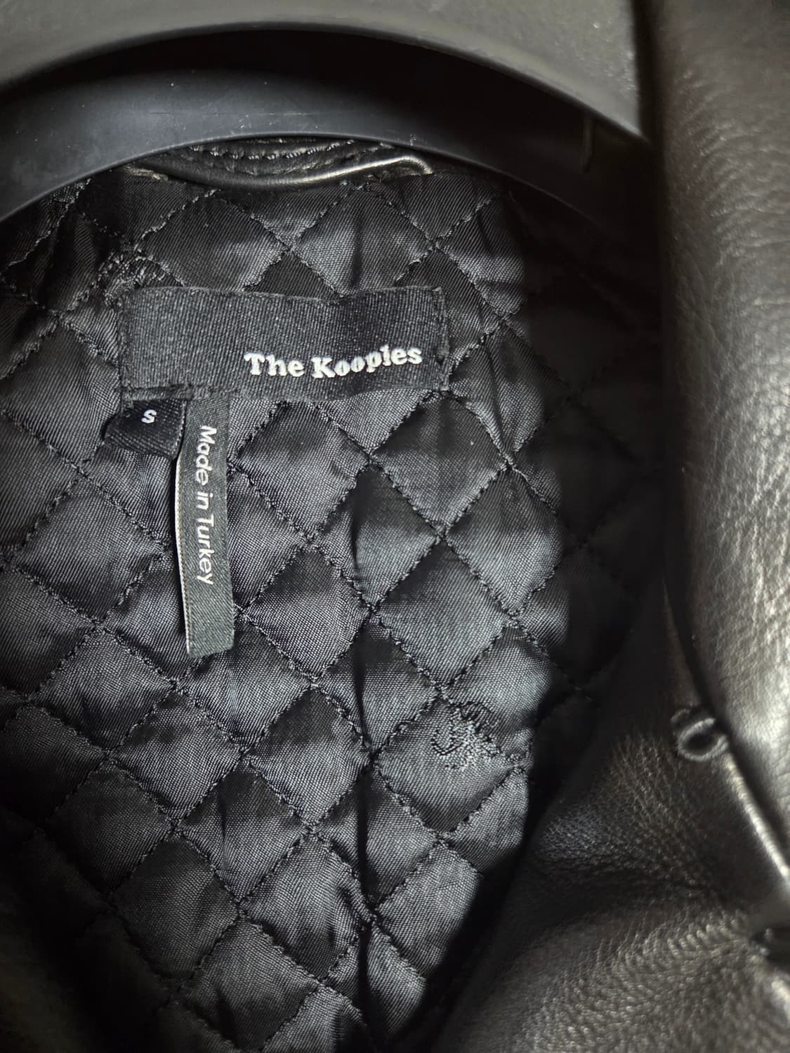 The Kooples 블랙 가죽 라이더 자켓 상품이미지2