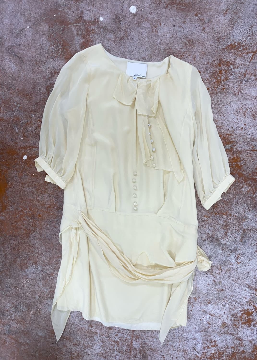 3.1 phillip Lim Draped Silk Dress 상품이미지8