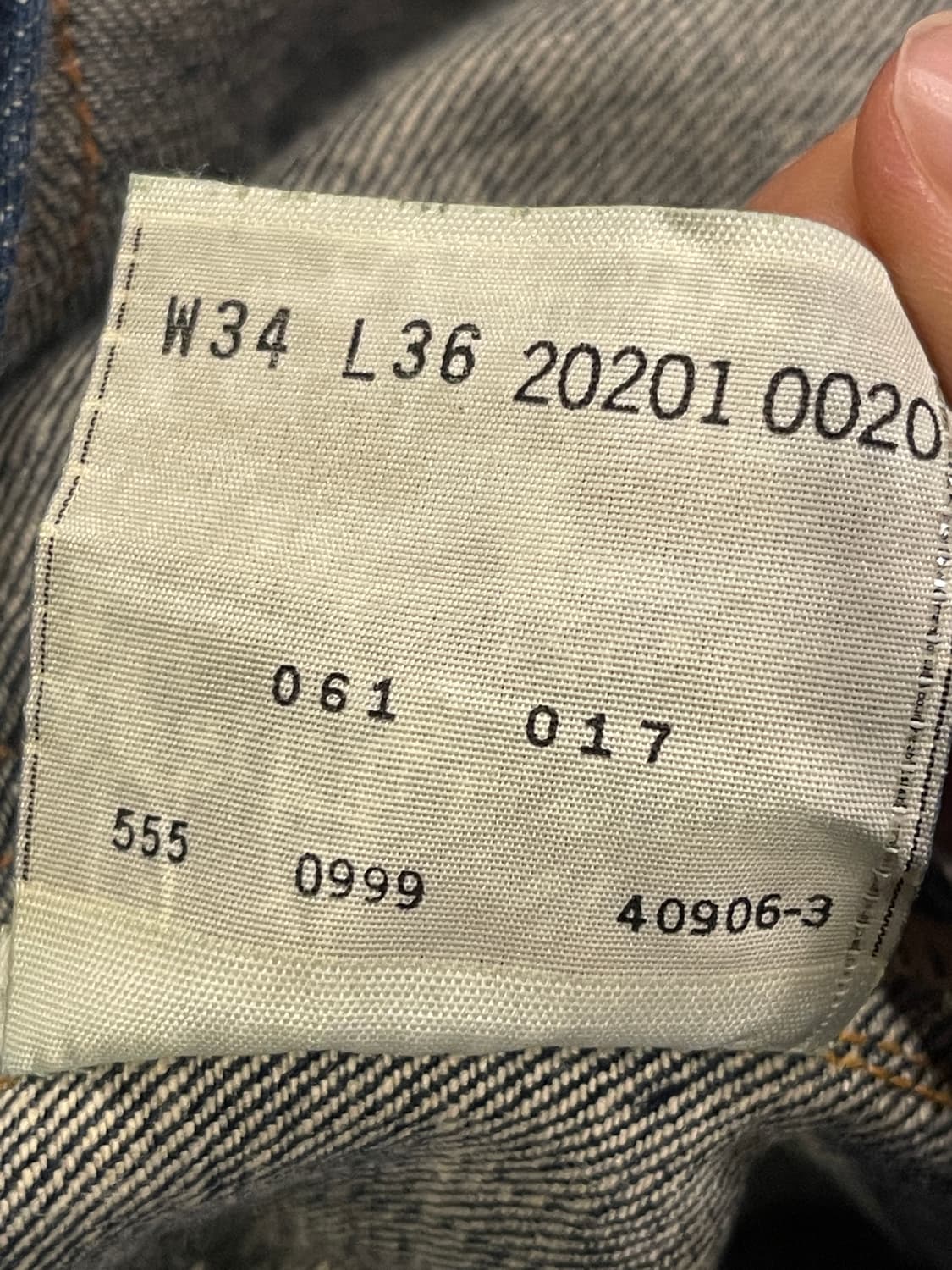 Levis lot 201 90s 20201셀비지 상품이미지7