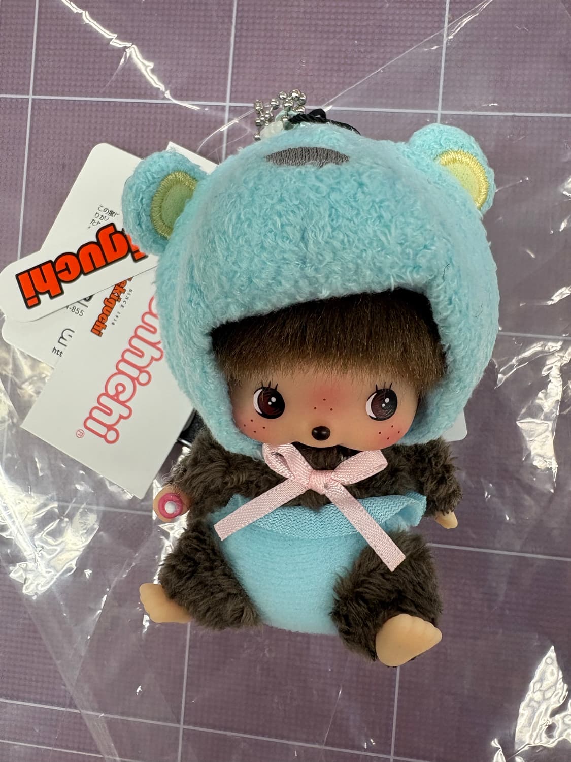 몬치치 베비치치 애니멀 키체인 블루 베어 상품이미지3