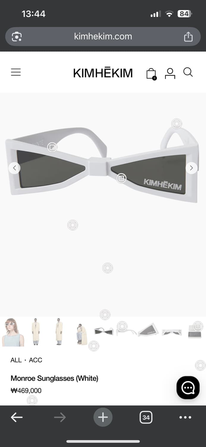 KIMHEKIM MONROE SUNGLASS 김해김 먼로 선글라스 상품이미지1