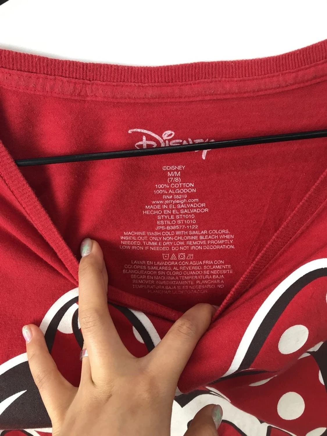 Disney Minnie Mouse Red Tee Kids 상품이미지7