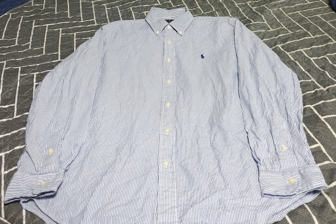 폴로랄프로렌 클래식핏 스트라이프 셔츠 (L) 상품이미지1