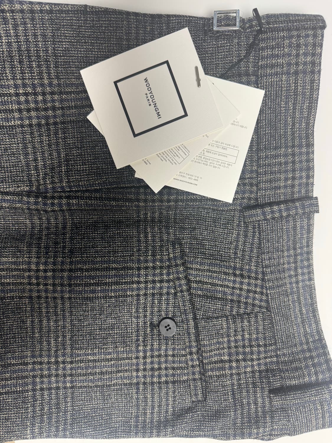 [새상품] 우영미 그레이 턴업 슬렉스 50 상품이미지2