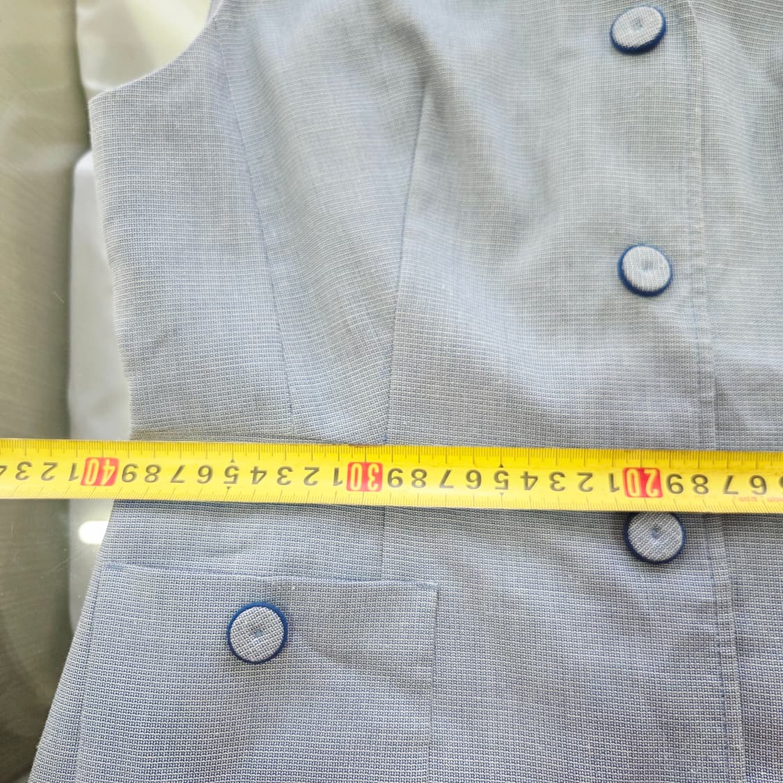 [KENNETH LADY] 케네스레이디 블루 버튼 원피스 여성 66 상품이미지8