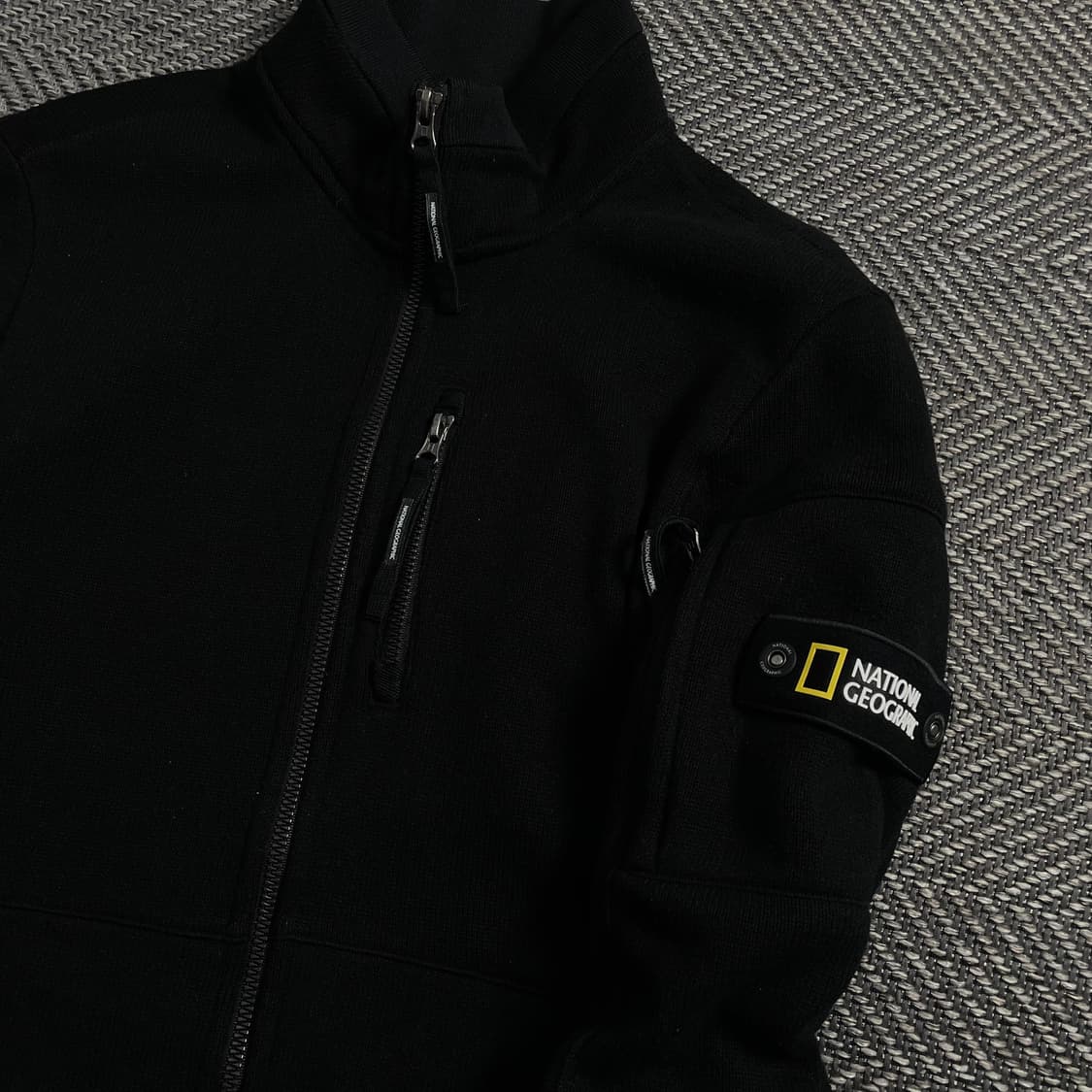 네셔널지오그래픽 와펜 니트 집업 자켓 y 4065 상품이미지6