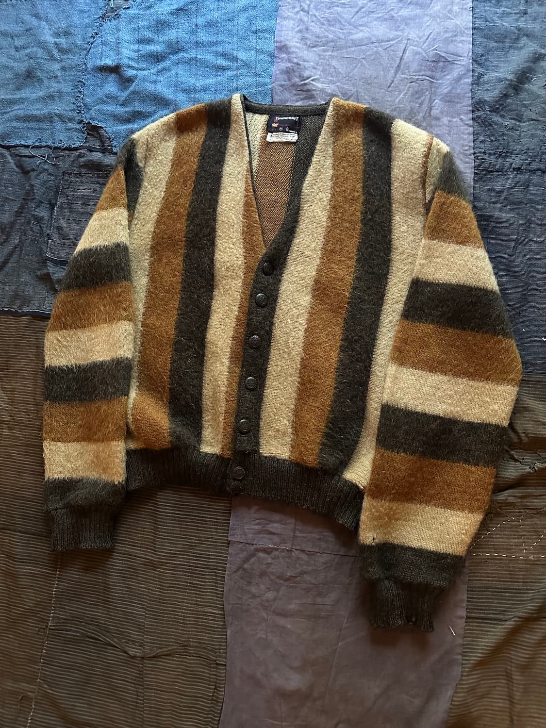 1960s JC Penney 타운크래프트 빈티지 모헤어 가디건 카디건 상품이미지2