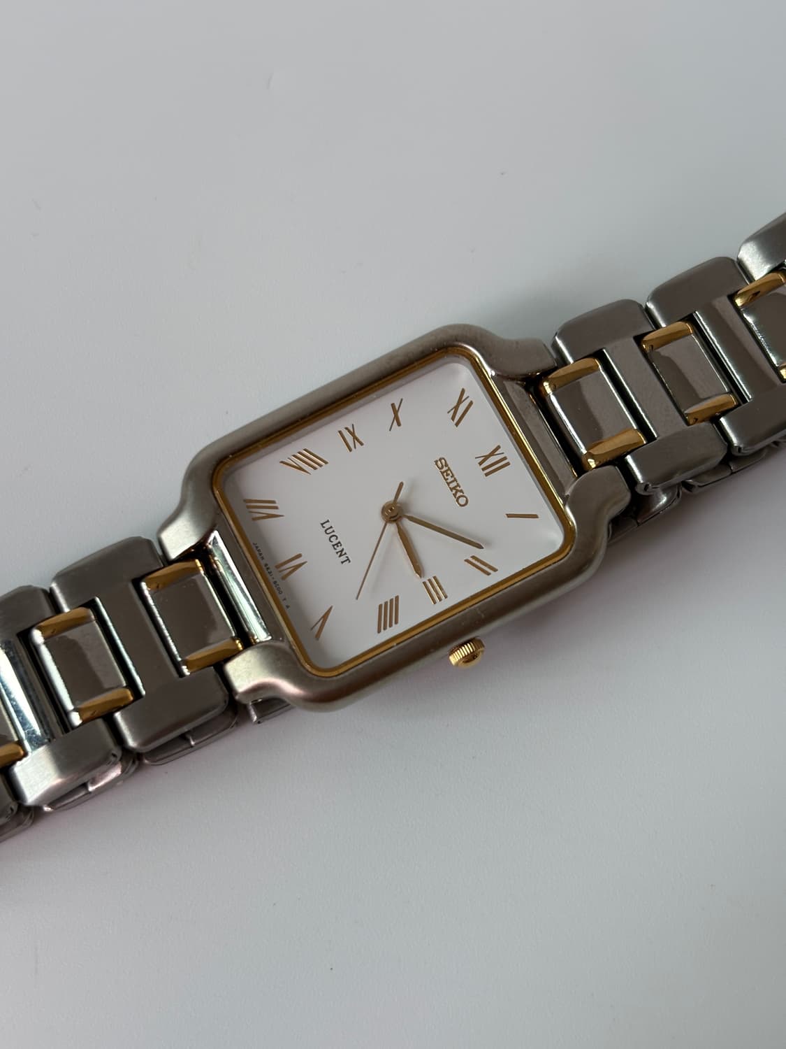 1990s Lucent Roman Index Square Quartz 상품이미지3