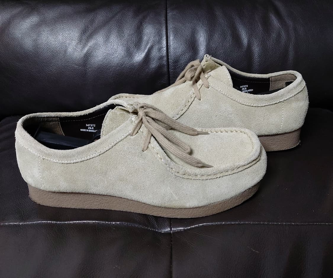 GU 리얼 레더 모카신 슈즈 베이지 (260mm)

 상품이미지3