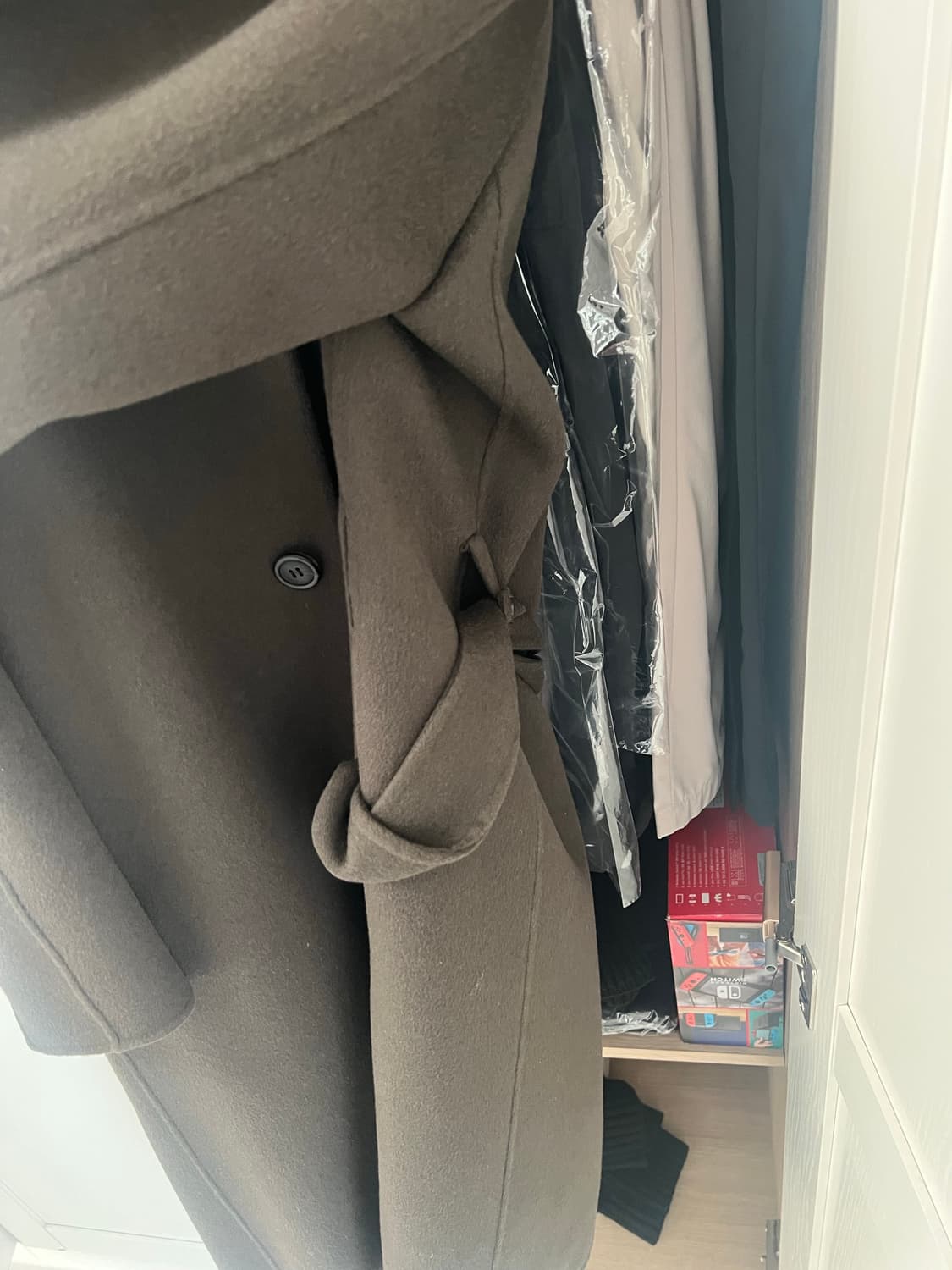 타임옴므 캐시미어 브라운 발마칸 코트 100 상품이미지4