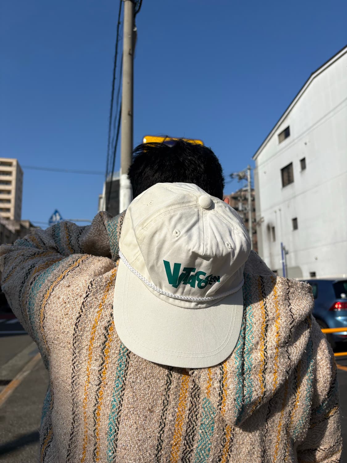 아메리칸 빈티지 화이트 볼캡  상품이미지4