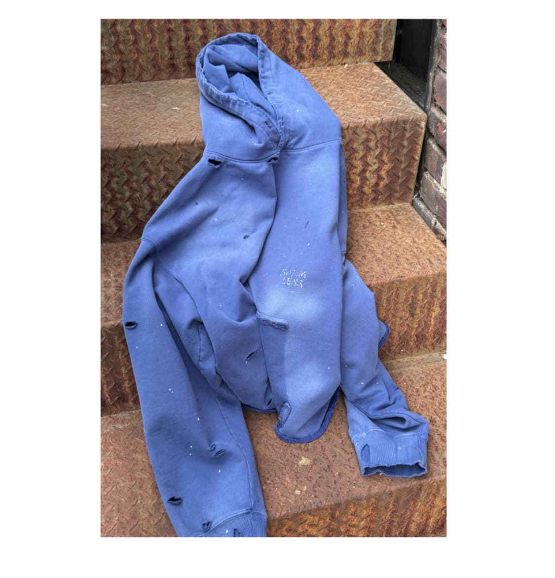 홈리스 데미지 후드티 상품이미지5