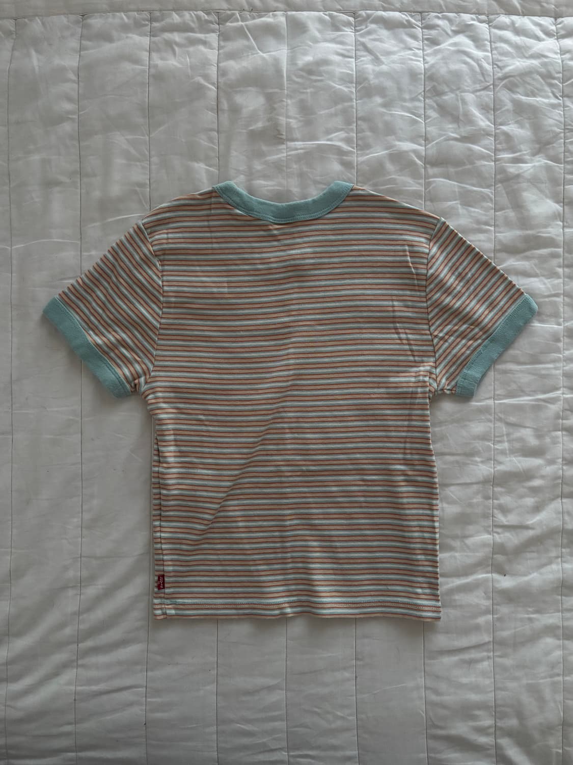 [Levi‘s] 리바이스 스트라이프 세미크롭 티셔츠 상품이미지3