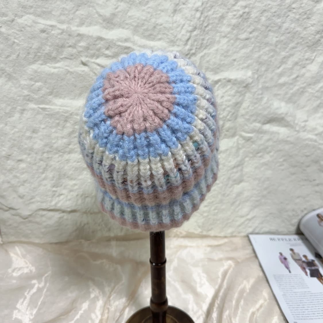 빈티지 울니트 모자 버킷햇 상품이미지3