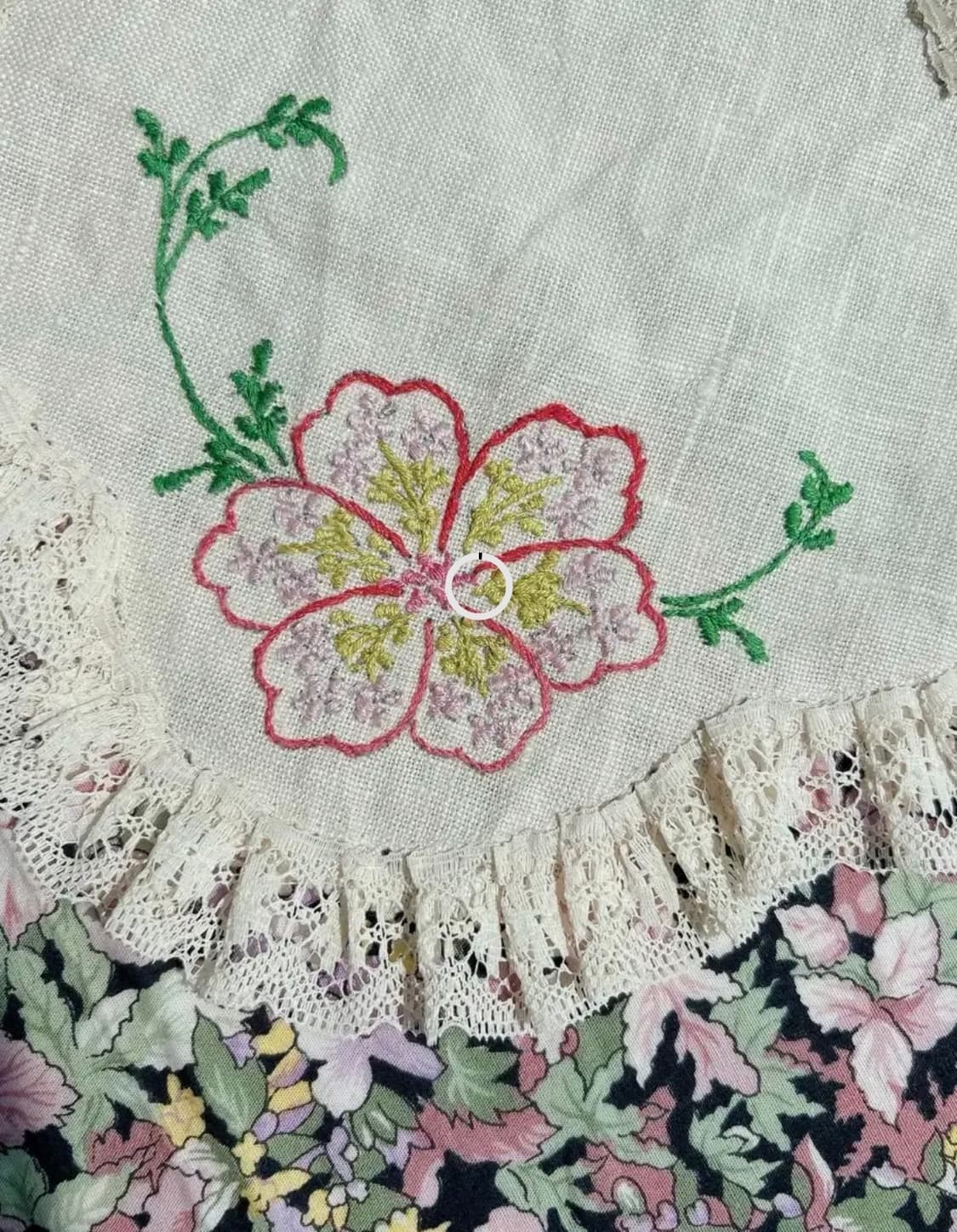 빈티지 손자수 리넨 도일리 상품이미지3