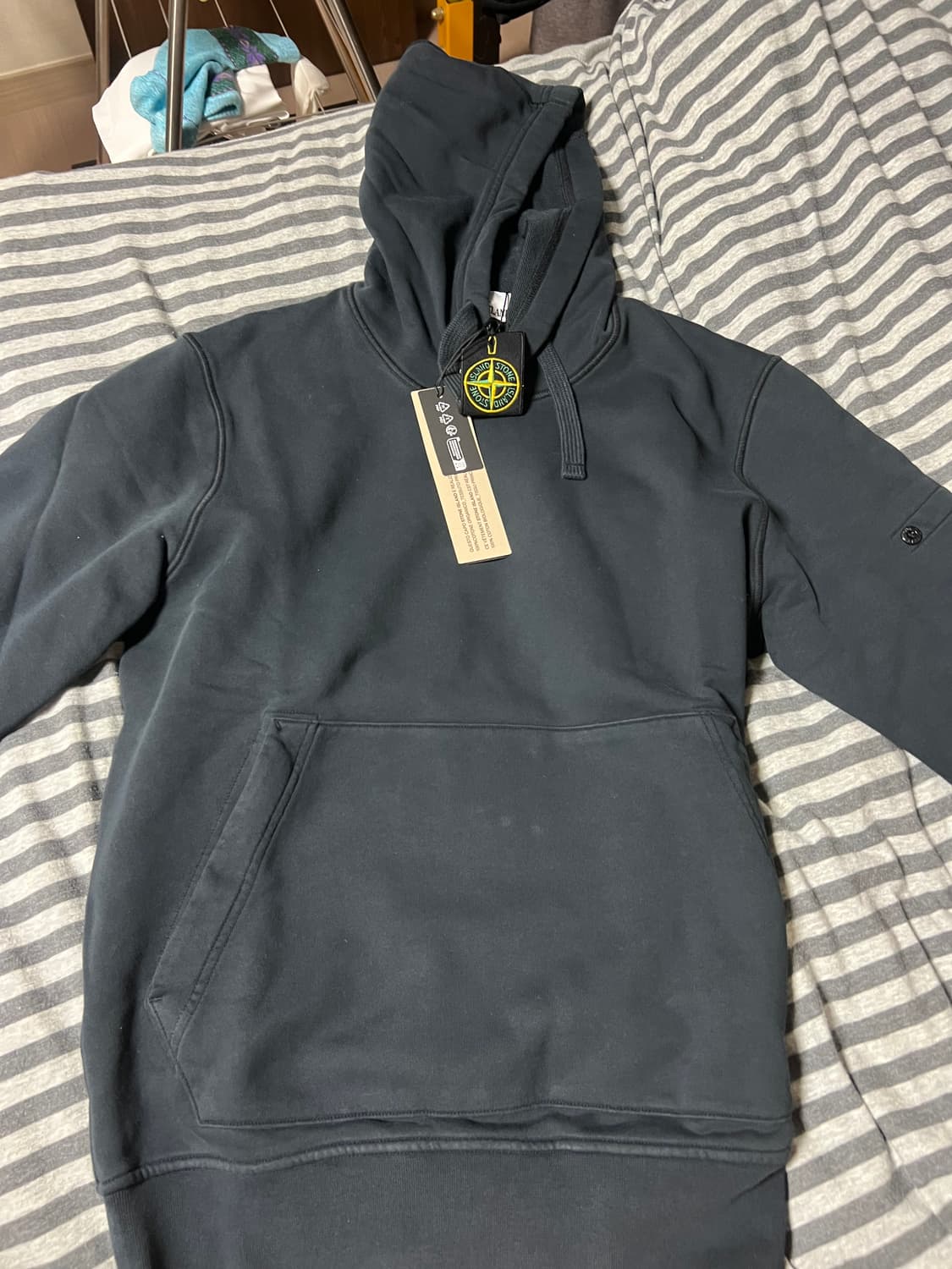 스톤아일랜드 오가닉코튼 플리스 스웨트셔츠 (L) 상품이미지1