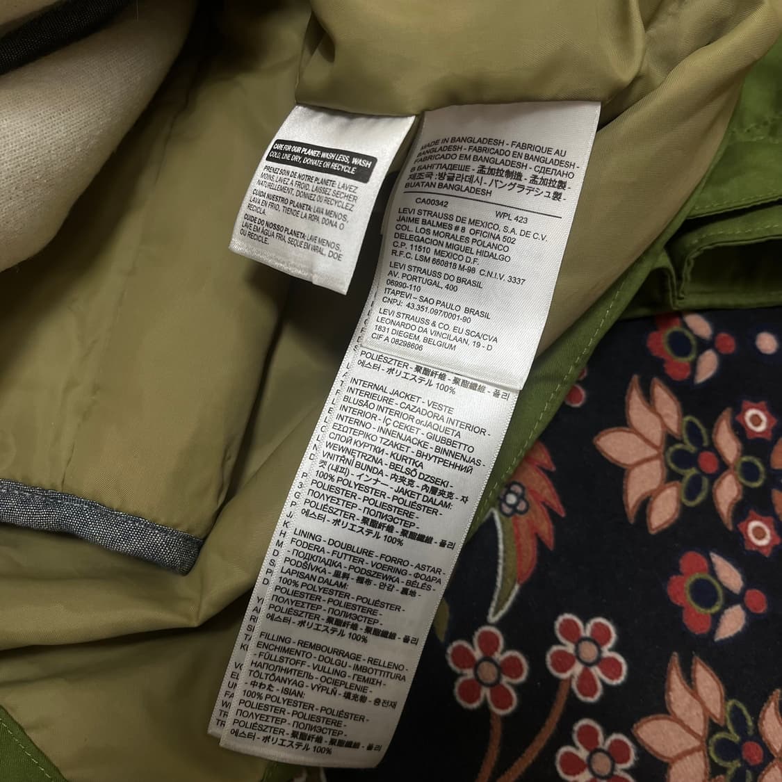 리바이스 여성 안감 양털 야상자켓 M 상품이미지7