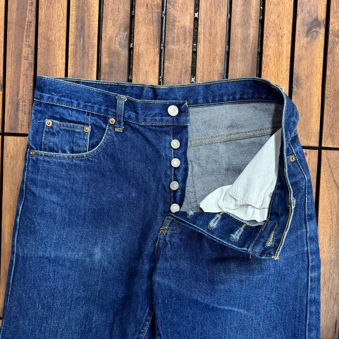 90s 리바이스 501 웨스턴 스터드 데님 made in USA (32) 상품이미지6