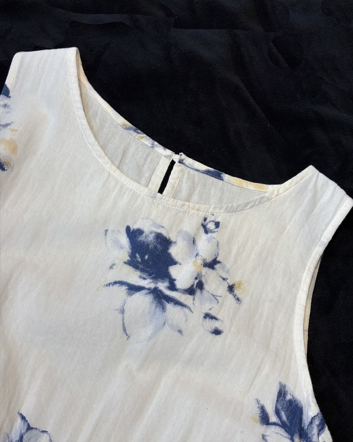 일본빈티지 플라워 패턴 롱원피스 상품이미지5