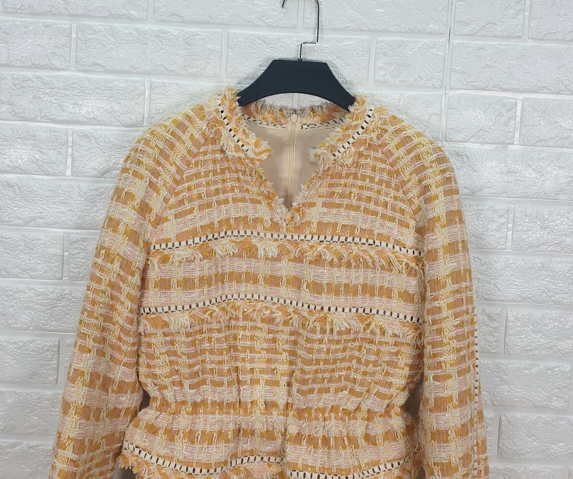 [55]마인 이태리 수입 원단 트위드 원피스 상품이미지3