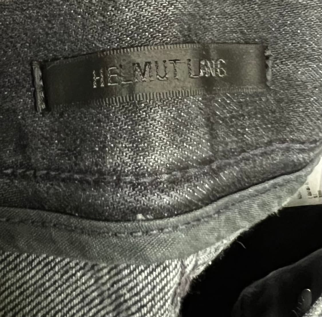 (28) Helmut lang Classic fit black denim 상품이미지6