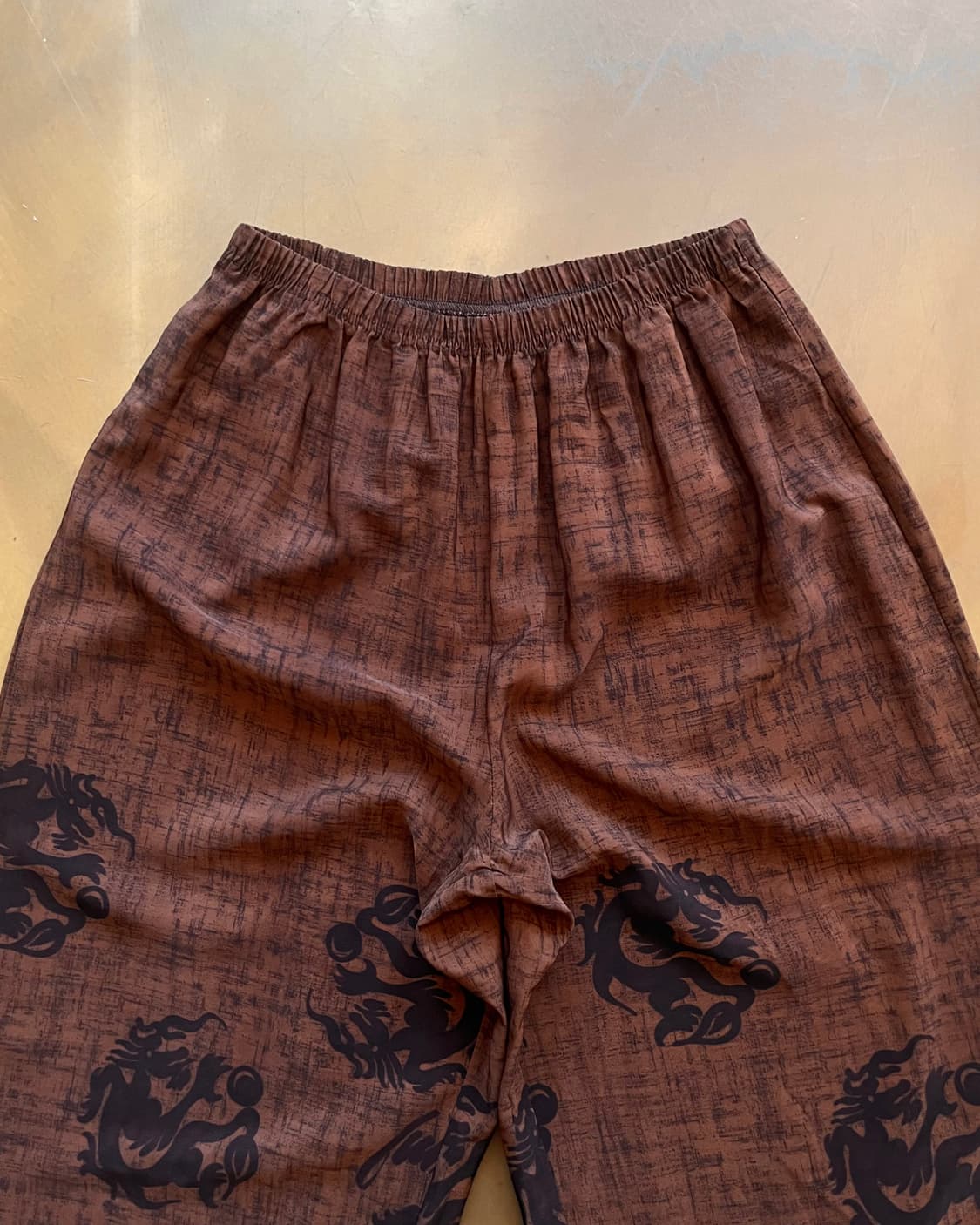 Jpn Vintage Oriental Dragon Art Pants 상품이미지4