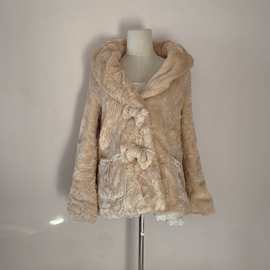 lizlisa 리즈리사 퍼 자켓 양산형 달천깔 오네갸루 히메갸루 유일매물 상품이미지1