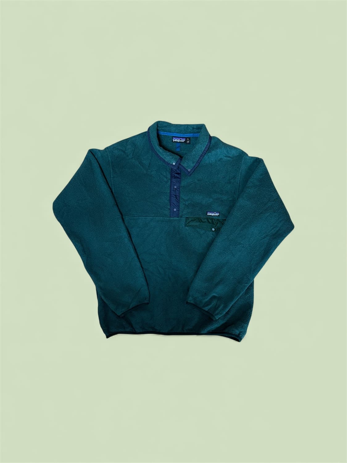 파타고니아 Usa 90s 신칠라 그린 풀오버L 상품이미지1