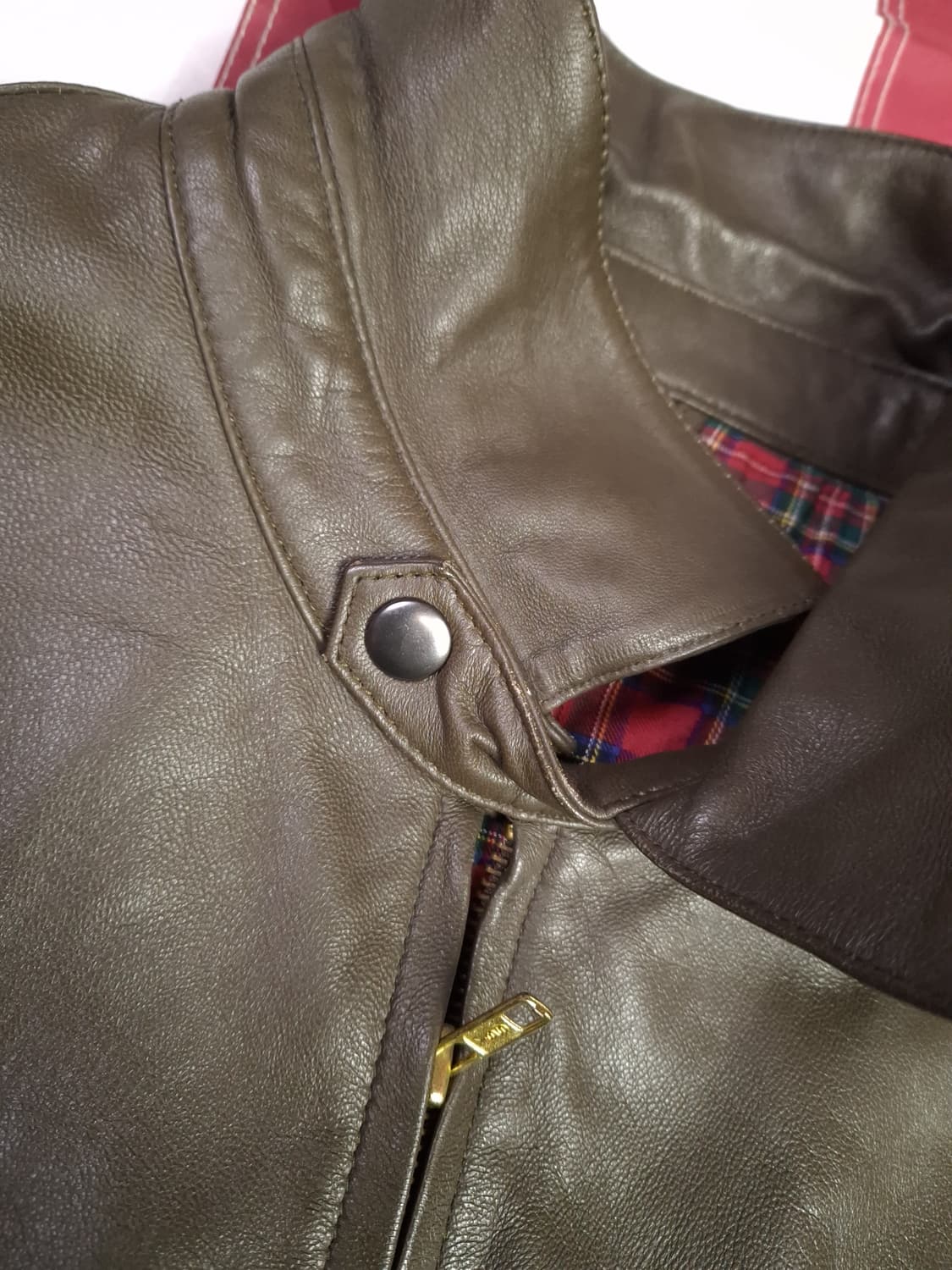 특A 오리지날 90's 랄프로렌폴로 램스킨 레더 자켓 상품이미지4