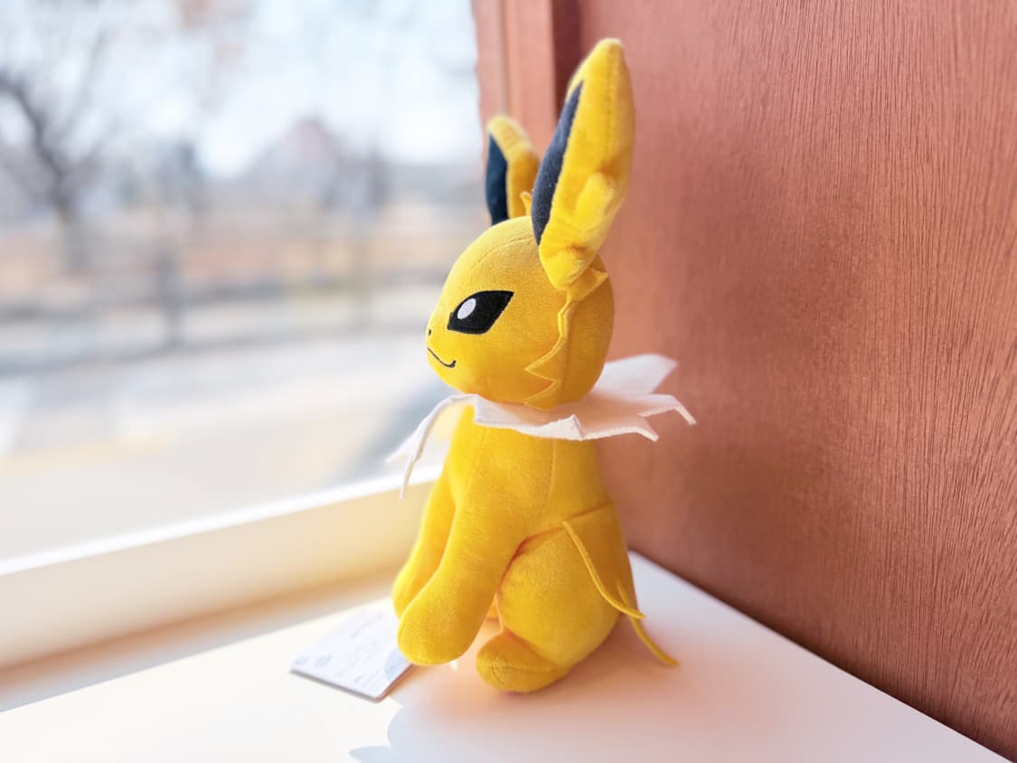 일본 반다이 포켓몬 쥬피썬더 봉제인형 25cm 상품이미지2