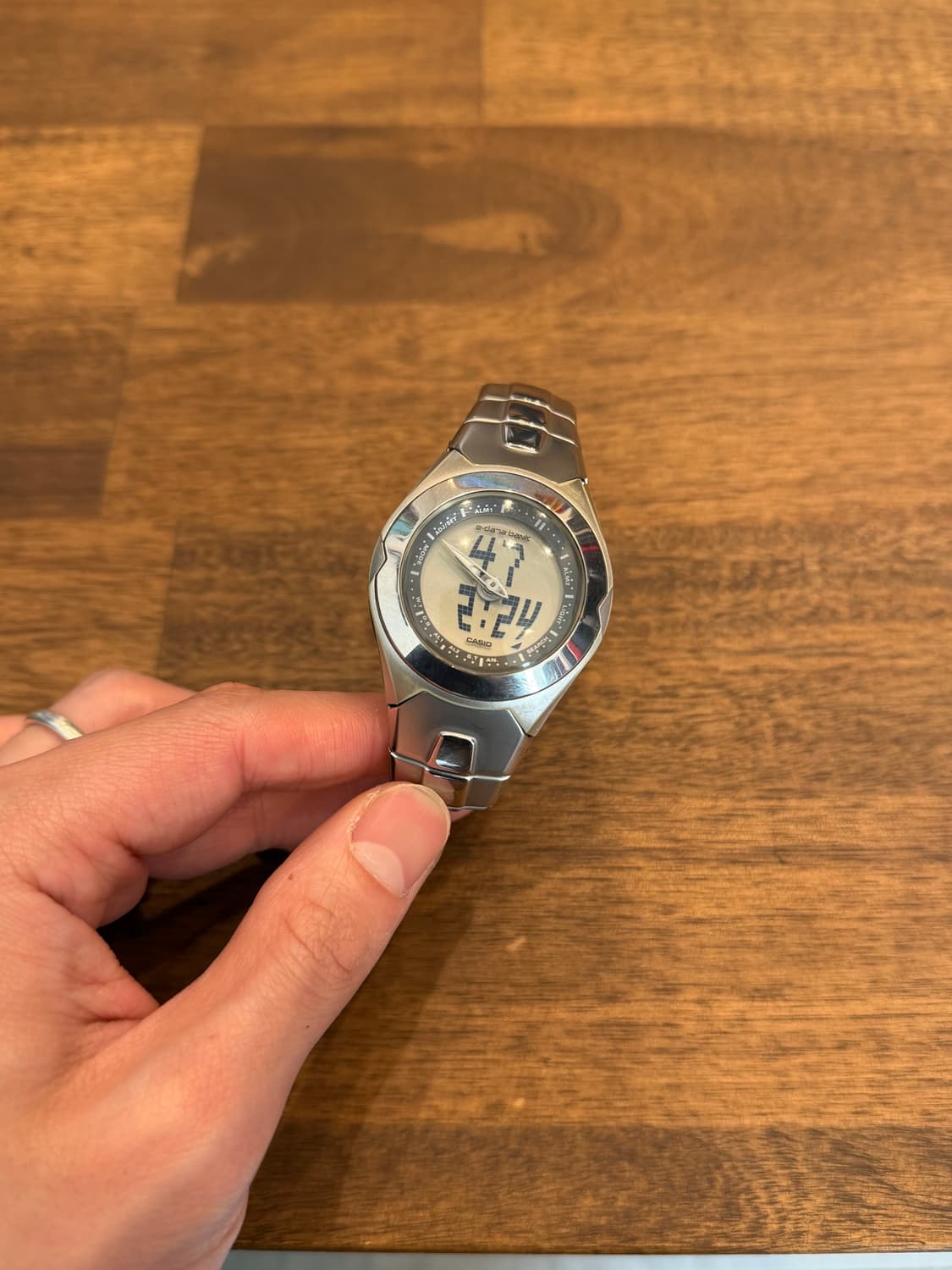 00s Casio 카시오 데이터뱅크 메탈 쿼츠 상품이미지3