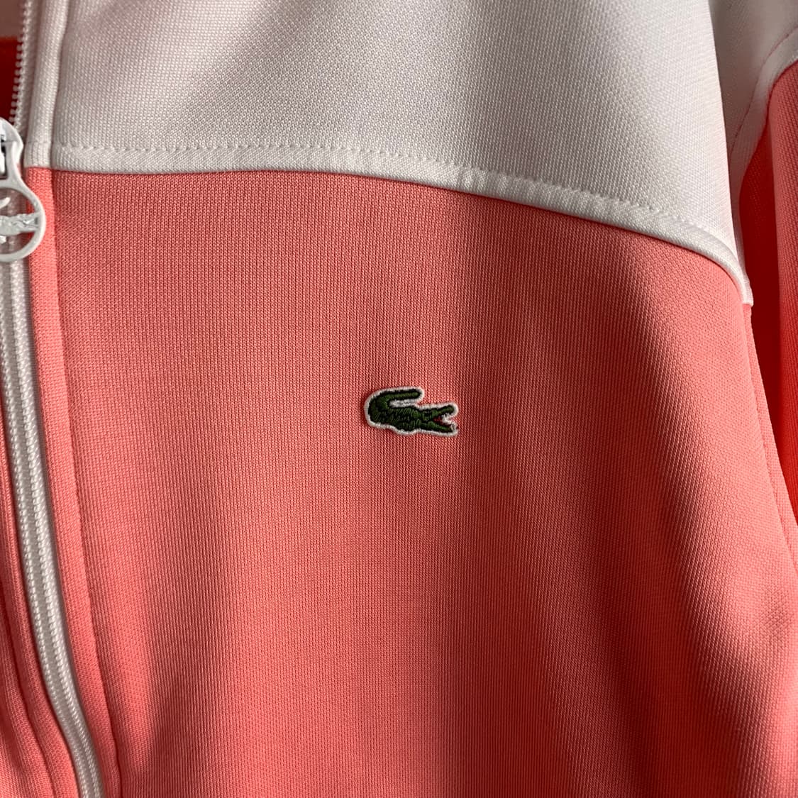 라코스테 자수로고 딸기우유 배색 트랙 져지 상품이미지4