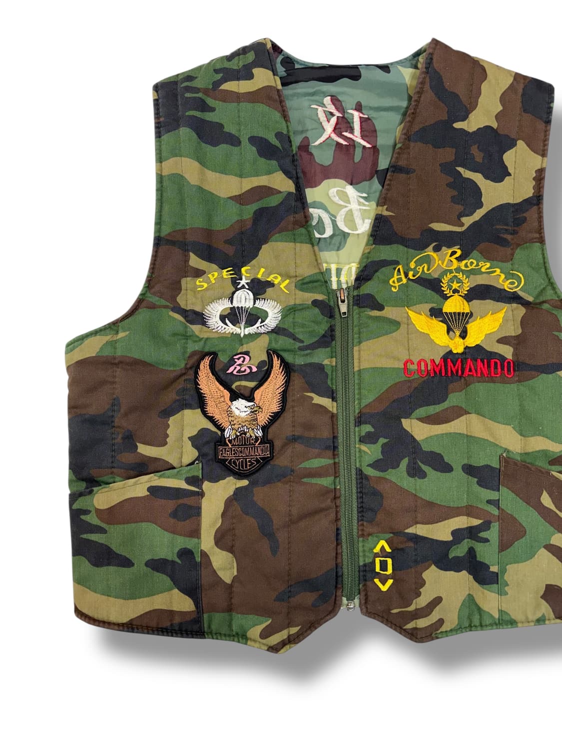구형 코만도 공수부대 카모 베스트 (M)   상품이미지4