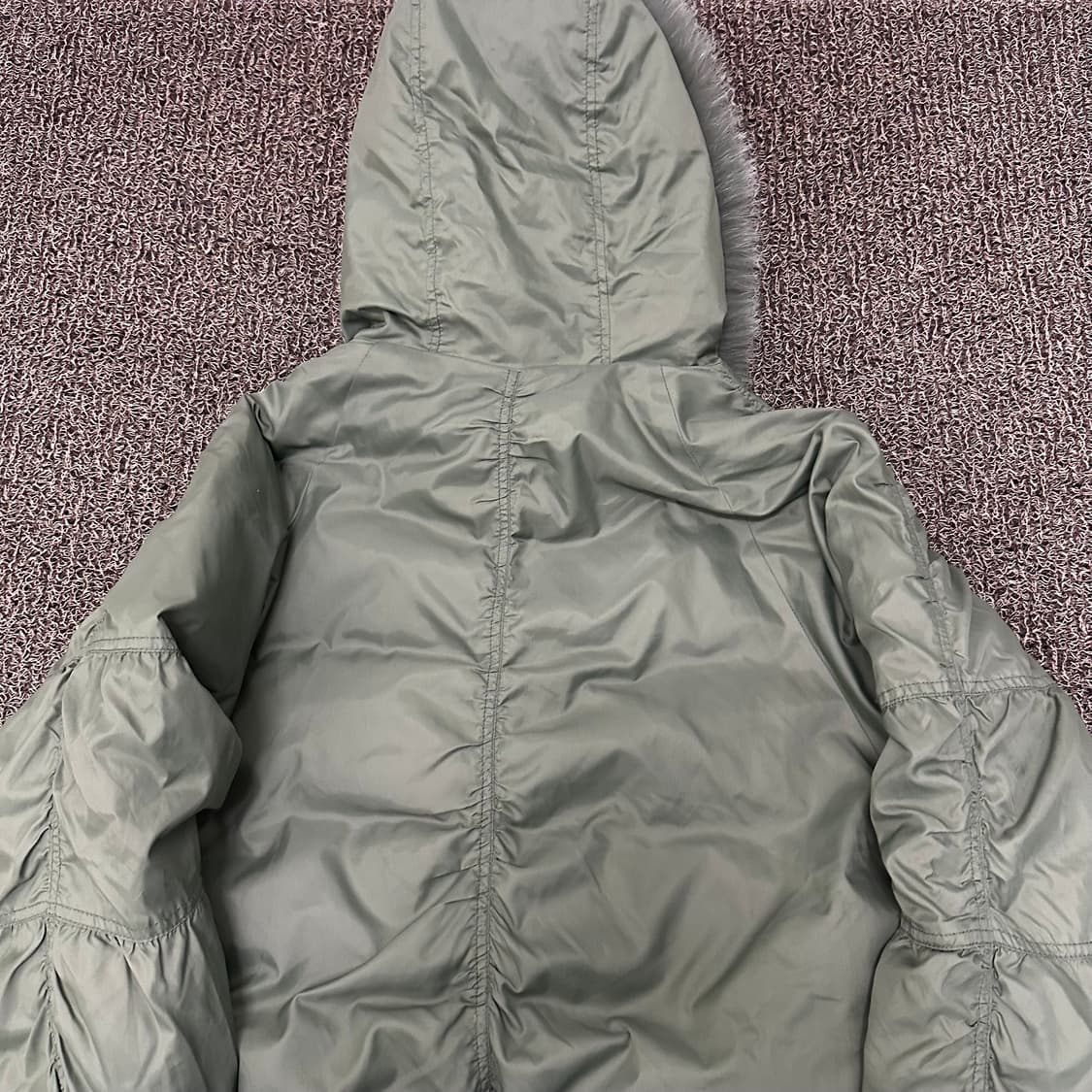 JUCYJUDY 쥬시쥬디 여성 덕다운 패딩 야상 점퍼 85(XS) 상품이미지6