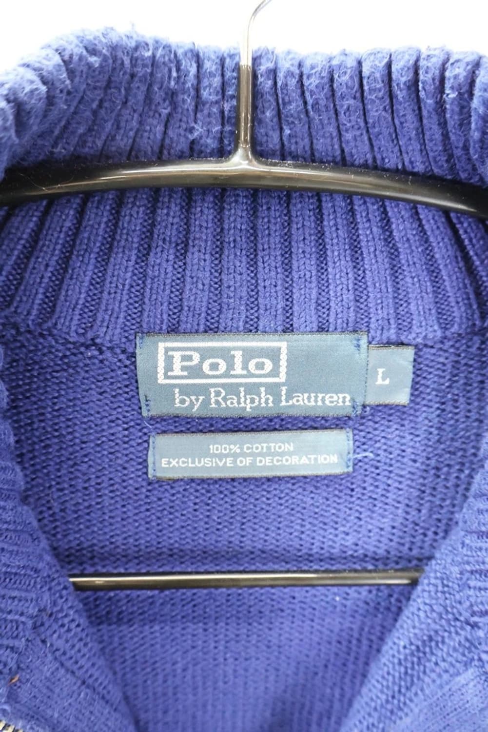 폴로랄프로렌 블루 반집업 니트 상품이미지7