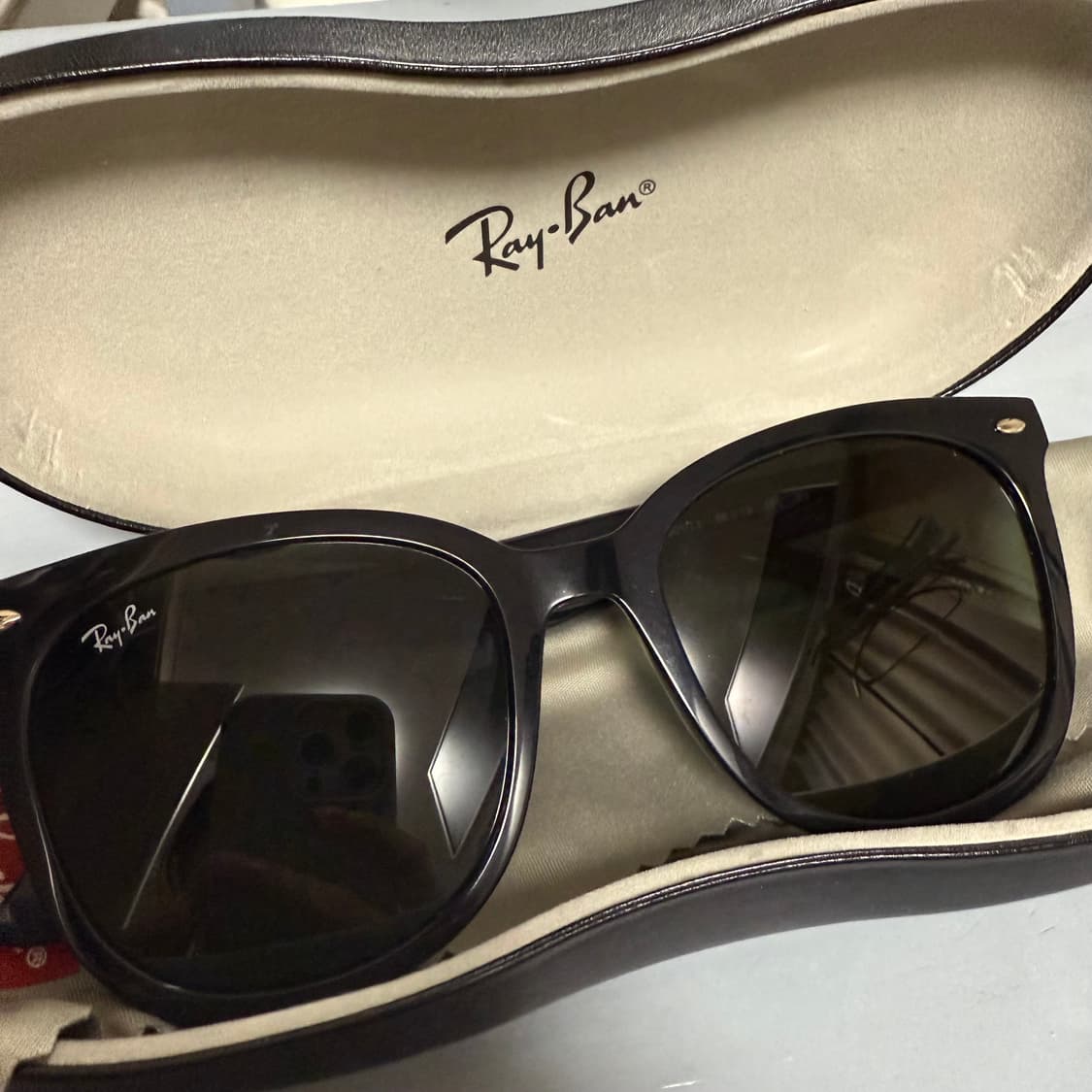 레이벤 선글라스 블랙 상품이미지3